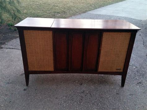 Vintage 1966 Zenith Stereo Console Works Sold Stereo Console Mid