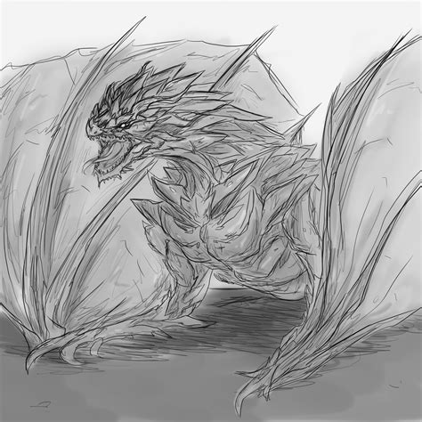 Jorden Prussing Dragon Sketches