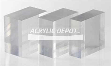 Clear Cast Acrylic Block Acrylic Depot