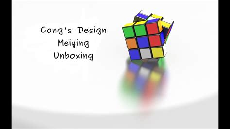 The cong's design meiying is now available! Cong's Design Meiying Unboxing - YouTube