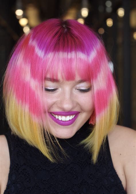 Hairstylist Creates Viral Tie Dye Hair Color By Accident Allure