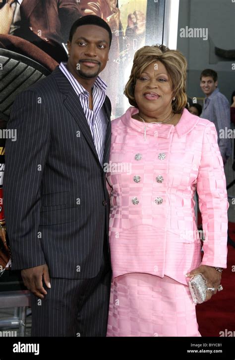 Chris Tucker And Mother Mary Tucker La Premiere Of Rush Hour 3 At The
