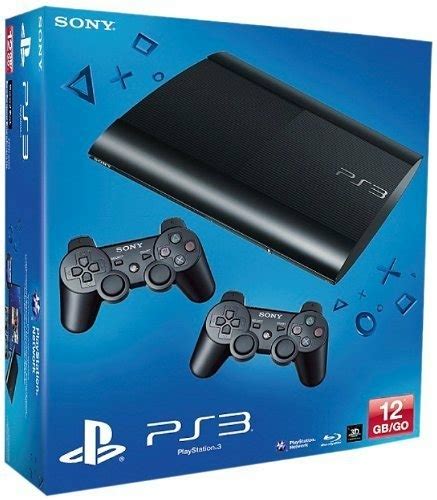 Console Ps3 Ultra Slim 12 Gb 2 Manette Dual Shock Ps3