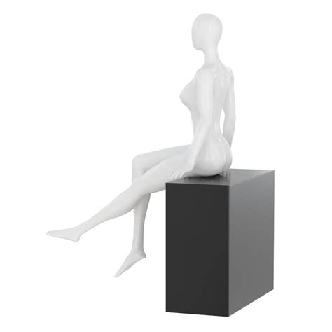 3d Model A Female Faceless Mannequin Sits On A Black Pedestal 97 Turbosquid 1724112