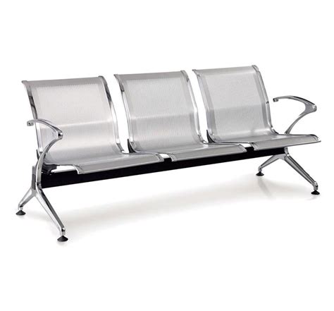 Stainless Steel 3 Seat Waiting Chair