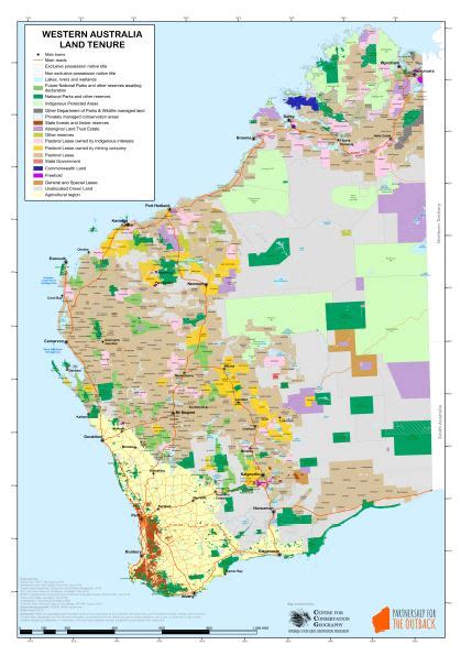 Free Downloadable Wall Size Wa Map Partnership For The Outback News