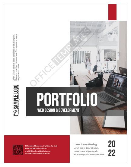 10 Amazing Portfolio Cover Page Templates In Ms Word Format