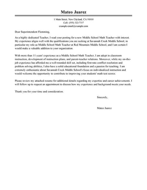 Cover letter for hotel employment. Best Teacher Cover Letter Examples | LiveCareer