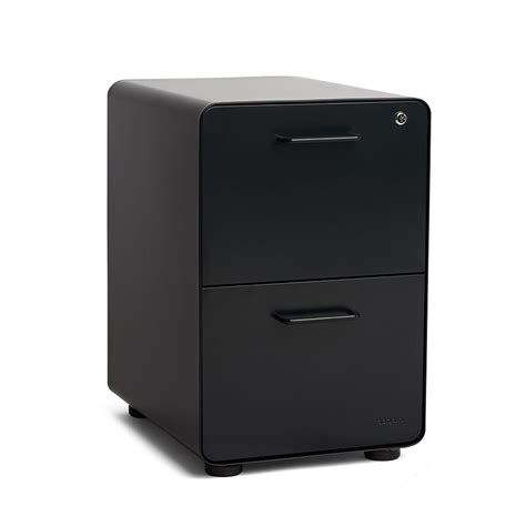 Shop with afterpay on eligible items. Black Stow 2-Drawer File Cabinet| Modern Office Furniture ...