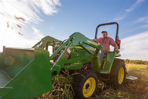The New John Deere 3e Series Features A Foldable Rops Higher Back Seat