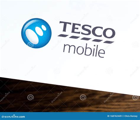 Tesco Mobile Logo Editorial Stock Image Image Of Emblem 168762449