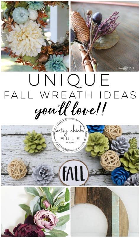 14 Unique Fall Wreath Ideas Youll Love Artsy Chicks Rule