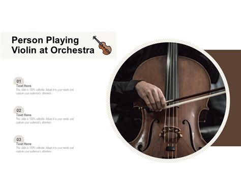 Person Playing Violin At Orchestra Powerpoint Slides Diagrams