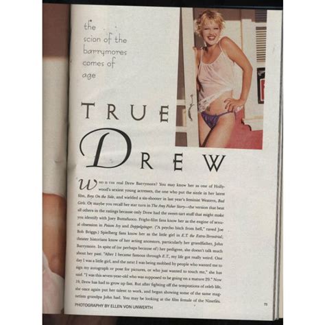 Drew Barrymore Playboy Magazine Drew In The Flesh A Riotous Year In Sex On Ebid United