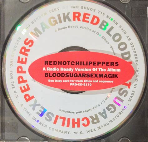 Red Hot Chili Peppers Blood Sugar Sex Magik 1991 Cd Discogs
