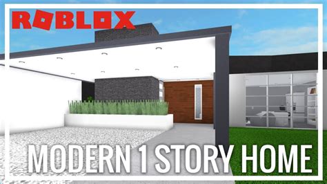 Modern House Bloxburg 1 Story Zion Modern House