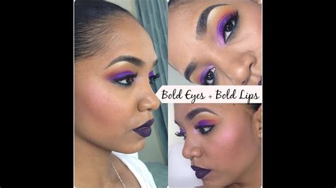 Tutorial ♥ Bold Eyes And Bold Lips ♥ W Tips Youtube