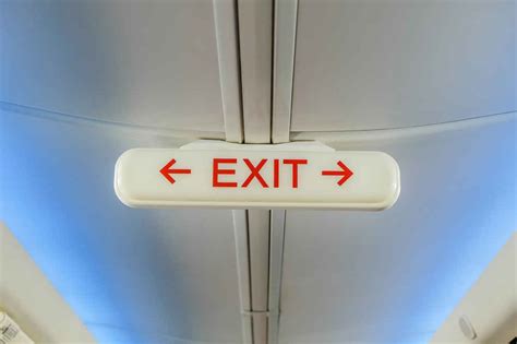Exit Signs On Aircraft Aviation24be