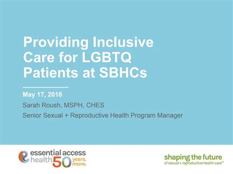 Providing Inclusive Care For Lgbtq Patients At Sbhcs Ppt