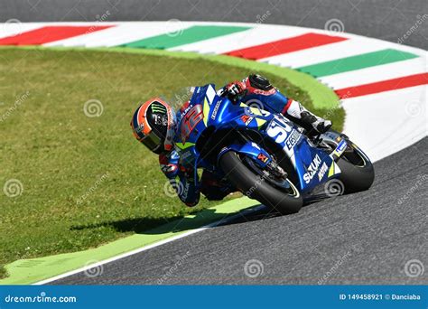 Mugello Italy 1 June Spanish Suzuki Ecstar Team Rider Alex Rins In