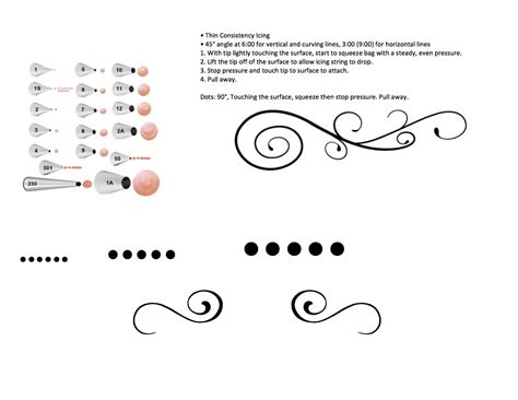Piping practice sheets on pinterest. Practice sheets for cake decorating - piping, scroll work ...
