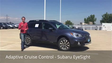 Adaptive Cruise Control Subaru Eyesight Technology Youtube