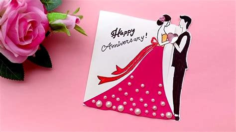 Go ahead and write something funny in the card that you think will make them laugh. A Beautiful Anniversary card idea | How to make ...