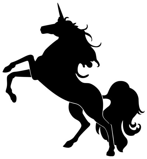 Png images and cliparts for web design. OnlineLabels Clip Art - Unicorn Silhouette 5
