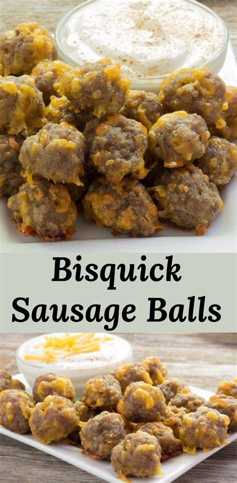 Heat oven to 375 degrees f. 3 Ingredient Bisquick Sausage Balls that stay moist. Gluten-free options available. #recipe #app ...
