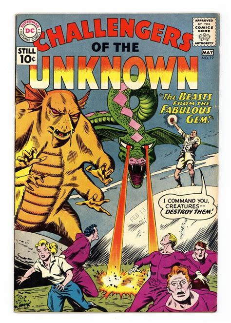 Challengers Of The Unknown 1958 Dc 1st Series 19 Fn 55