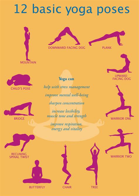 Hatha yoga is a holistic way of achieving the mastery over your body and mind. 12 Basic Yoga Poses - NARFA