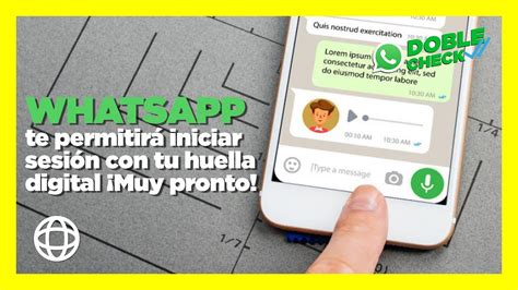 Whatsapp Web Iniciar Sesión Con Tu Huella Digital Youtube
