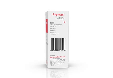 Promax Syrup Suppliers In India Ikon Remedies Pharma