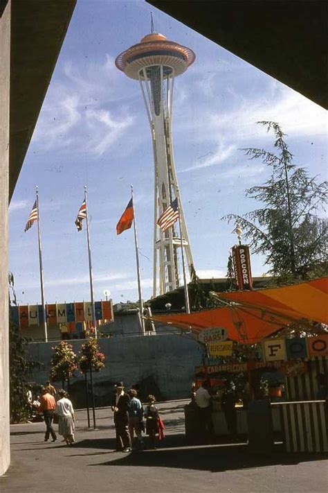 Space Needle Completed For 1962 Worlds Fair In Seattle Seattle