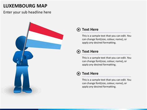 Luxembourg Map Powerpoint Sketchbubble