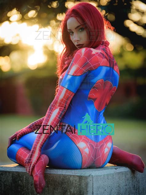 Free Shipping 3d Printed Mary Jane Spidergirl Cosplay Classical Mj