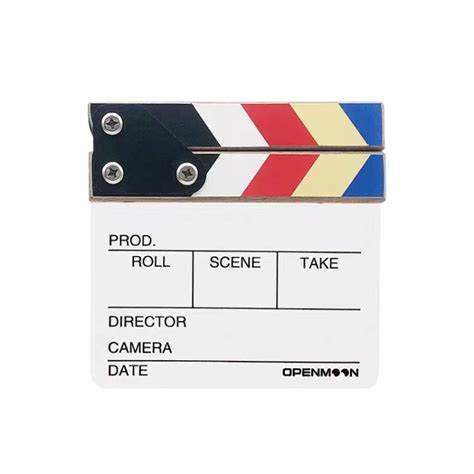 Openmoon Directors Film Clapboard Cut Action Scene Clapper Board Slate