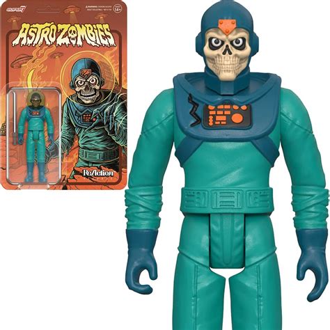 Astro Zombie Teal Blue Inch ReAction Figure
