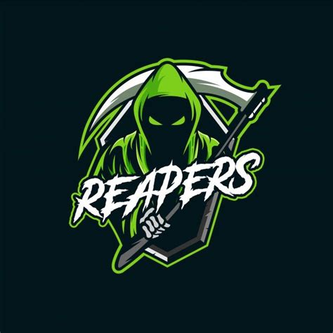 Reapers Mascot Esport Logo Logo Design Art Mascot Photo Logo Design