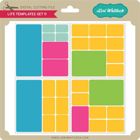 Life Templates Set 11 Lori Whitlocks Svg Shop