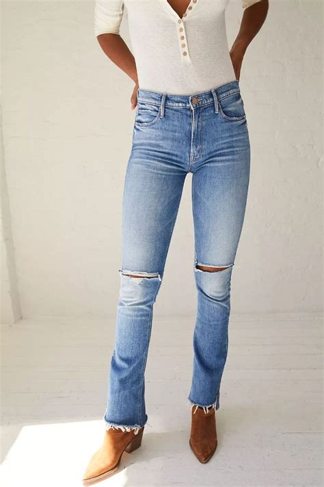 Mother The Runaway Step Fray Jeans Frayed Jeans Jeans Fashion