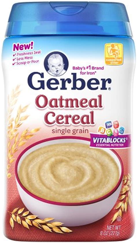 Gerber Baby Cereal Oatmeal 8 Ounce Flyers Online