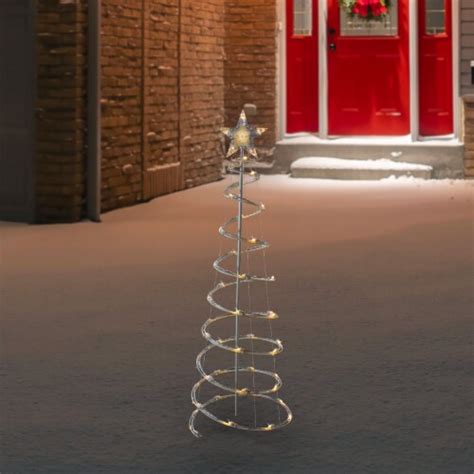 Northlight 4ft Led Lighted Spiral Cone Tree Outdoor Christmas