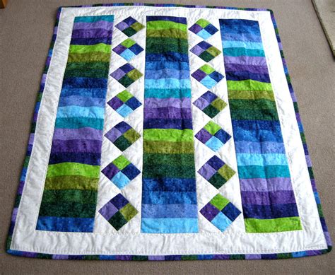 Jelly Roll Baby Quilt Tutorial