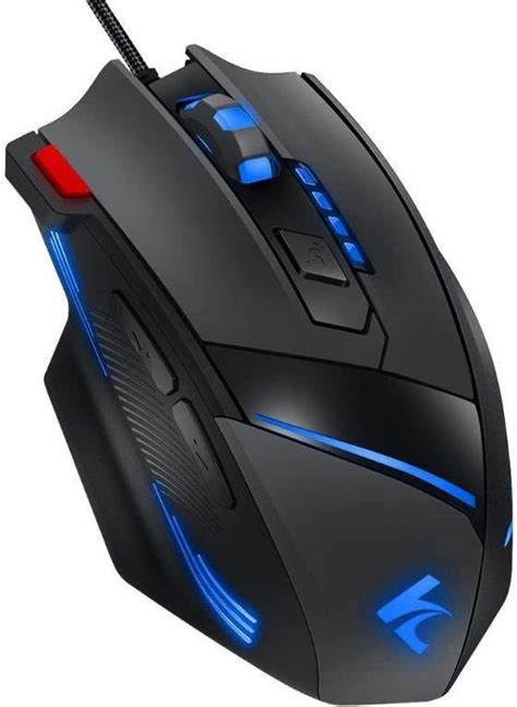 Gaming Mouse Wired Programmable 7 Buttons Hcman Upgraded Version