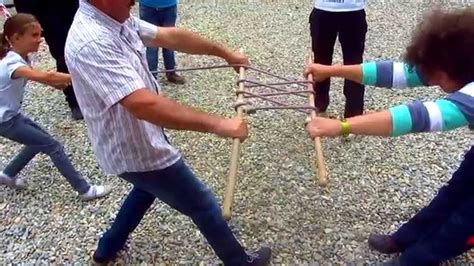 Force Multiplication Using 2 Brooms And Rope Youtube