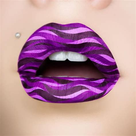 Lip Art Makeup Lipstick Art Lipsticks Purple Tips Hair Color Purple Purple Zebra Lipstick