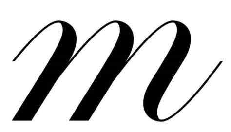 Free Printable Royal Fancy Cursive Letters Lowercase M In Cursive