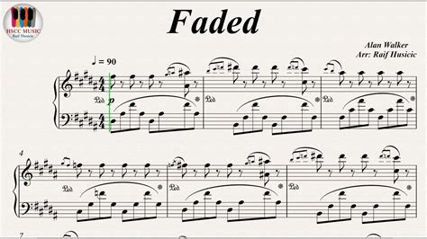 Download and print in pdf or midi free sheet music for faded by alan walker arranged by jason tang6 for piano (solo). Faded - Alan Walker, Piano - YouTube