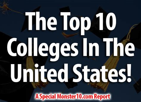 The Top 10 Colleges In The United States